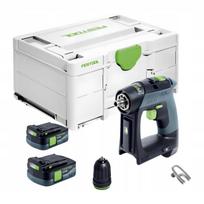 Atsuktuvas-gręžtuvas FESTOOL CXS 12 su 2 akumuliatoriais, be įkroviklio
