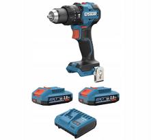 Akumuliatorinis gręžtuvas-suktuvas Erbauer G2 ERI1092COM, 18V, 2 x 2,0 Ah akumuliatoriai, įkroviklis