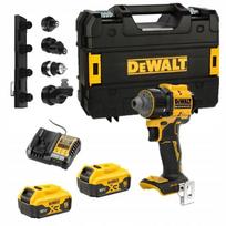 Akumuliatorinis suktuvas DeWALT DCD803P2T 18V, 2x5Ah, su 4 keičiamosiomis galvutėmis