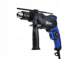 Smūginis gręžtuvas GEKO 910W, 13 mm, su greičio reguliavimu