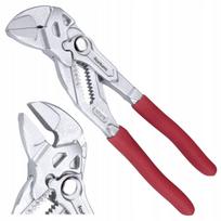 Reguliuojamos replės 180 mm, žiočių plotis 0–40 mm, CrV, švediškos