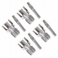 Vamzdžių sriegiklio rinkinys, 4 dalys, G1/2, PVC plastikas