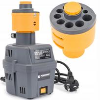 Grąžtų galąstuvas HSS, 90W, 3–16 mm, 2 akmenėliai, 2 reguliuojami adapteriai