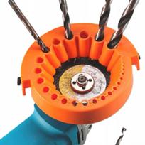 Grąžtų galąstuvėlis 0,1–12,5 mm su adapteriu kampiniam šlifuokliui