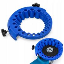 Grąžtų galąstuvas 2–13 mm, adapteris kampiniam šlifuokliui 125 mm