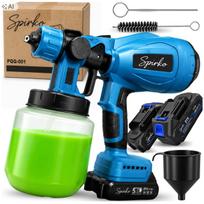 Dažymo purkštuvas SPIRKO PAINTPRO 21V, 2 akumuliatoriai