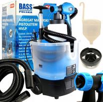 Dažymo purkštuvas BASS Poland HVLP 750W, 800 ml