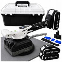 Plytelių vibracinis siurbtuvas VIBRATOR PRO 21V, 2 x 2Ah akumuliatoriai, lagaminas