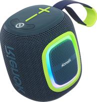 Belaidis Bluetooth garsiakalbis, kompaktiškas, atsparus vandeniui, su USB, radiju, LED ir kortelių lizdu