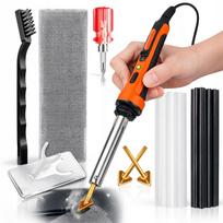 Plastiko suvirinimo ir lyginimo lituoklis 100W su tinkleliu