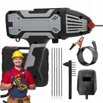Nešiojamas 3000W elektrodinis suvirinimo aparatas, 2,5–3,2 mm, su 5 vnt. 2,5 mm elektrodų