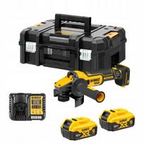 Kampinis šlifuoklis DeWALT DCG409VSP2 XR 18V, reguliuojamas greitis, 2x5,0Ah akumuliatoriai