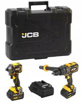 Akumuliatorinis suktuvų rinkinys JCB-18PKIT-3, 160 Nm ir 230 Nm, 2x5,0 Ah