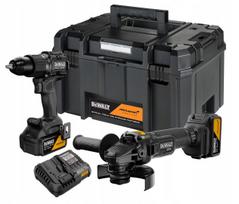 Kampinis šlifuoklis ir smūginis suktuvas DeWALT McLaren DCK2223MP2T, 18V, 2x5,0Ah