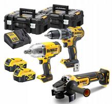 Akumuliatorinių įrankių rinkinys DeWalt DCG405, DCD796, DCF899, 2x5Ah, 18V XR