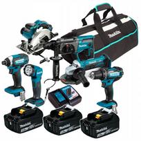 Makita DLX6068PF belaidžių įrankių rinkinys, 18V, 3 x 3Ah, LXT