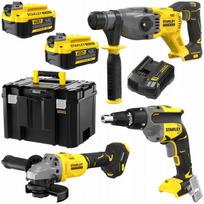 Akumuliatorinių įrankių rinkinys Stanley SFMCK367M2T, 18V, 2 x 4,0Ah, 3 vnt.