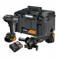 Kampinis šlifuoklis ir smūginis veržliaraktis DeWALT McLaren DCK2225MP2T, 18V, 2x5,0Ah