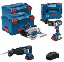 Įrankių rinkinys BOSCH 18V GSBGKSGSA, 1 x 4.0Ah, 2 x 5.5Ah (615990N38)