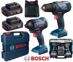 Akumuliatorių įrankių rinkinys BOSCH GDR180-Li ir GSR180-Li, 2 x 2,0 Ah 18V akumuliatoriai, GAL18V-20 įkroviklis, dėžė