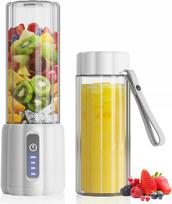 Nešiojamas 500 ml trintuvė kokteiliams ir glotnučiams
