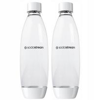Vandens sodinimo buteliai SODASTREAM Fuse, 1 l, balti, 2 vnt., tinkami indaplovei
