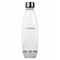 Sodastream 1 l metalinė sidabrinė FUSE buteliukas sodintos vandens aparatui