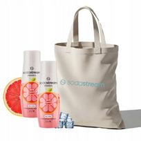 Sirupo koncentratas Soda Stream Pink Grapefruit, 2 x 440 ml, su nemokamu maišeliu