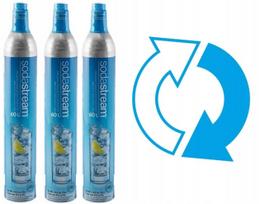 CO2 balionų pildymas BLUE SODA, 3 kartus