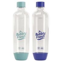 Angliarūgštės ir vandens buteliai BUBBLYFRESH 1 l, 2 vnt., tinka Sodastream sodintuvui
