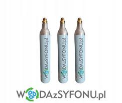 CO2 dujų cilindrai sodai, 3 vnt.