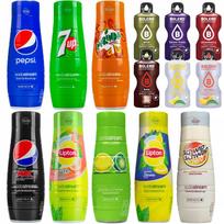 Gazuoto gėrimo sirupai MIRINDA, 7UP, PEPSI MAX, SCHWIP, 8 vnt., SodaStream