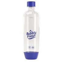 Gazuoto vandens butelis BubblyFresh 1L, tamsiai mėlynas, tinkamas Sodastream sodintuvui
