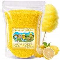 Citrinų skonio cukrus cukraus vatos aparatui, 1 kg