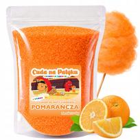 Apelsinų skonio cukrus cukraus vatos aparatui, 1 kg
