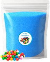 Cukrus cukraus vatos gamybai, 5 kg, BALLOON GUM, mėlynas, doypack pakuotė