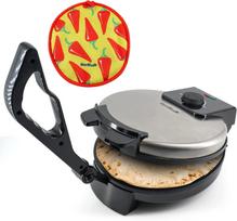 Roti, čapati, tortilijų ir naanų kaitinimo aparatas 10", 1200W, AC220V