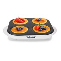Mini blynų keptuvė Techwood TCP-044, 4 formos, 1500 W