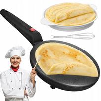 Blynų keptuvė, 600W, 20 cm, nelimpanti danga, tinka omletams