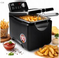 Karšto oro ir aliejaus gruzdintuvė FRITEL TURBO SF4178, 3 l, 2300 W, juoda