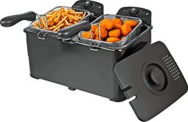 Dviguba elektrinė gruzdintuvė COOK-IT, 2 x 3 l, 2 x 2000 W