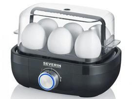 Kiaušinių virimo aparatas SEVERIN EK 3166, 420 W, juodas