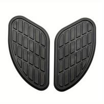 2 vnt. Retro motociklo Cafe Racer Kuro bako guminis lipdukas apsauginis kelio bako paminkštinimas rankenos lipdukas Honda Yamaha Harley Black gray