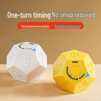 QT-TIMER Smart Voice & Cube Flip Timers for Students yellow