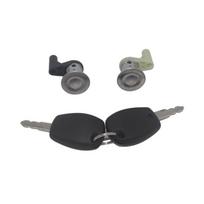 AL203 805027132R 805029108R 806010423R for Renault Twingo Dacia Logan Sandero DOOR LOCK FRONT LEFT and RIGHT gray