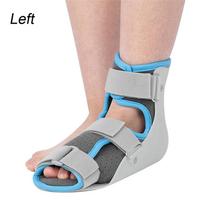 1Pcs Drop Foot Brace with Arch Support, Ankle Stabilizer Breathable Hook and Loop Injury Recovery Ankle Fixation Brace for Men Women L beige