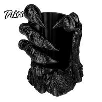 Artistic Collectible Figurines Claw Cup Holder, Funny 3D Printed Drink Stand, Creative Desk Organizer Unique Decorations for Office Cans Bottles, juoda