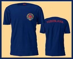 Jugoslavijos marškinėliai Futbolininkas 1962 m. Labai retas Medvilniniai Geiko Šeimos Vyriški Laisvalaikio Stiliaus Siauri Hip XL blue