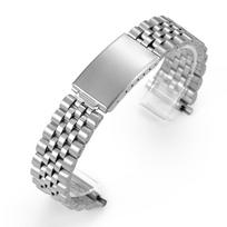 Adjustable Width Watch Strap 17mm 18mm 19mm 20mm 21mm 22mm 23mm for Seiko for Rolex Universal Bracelet Stainless Steel Wristband 18mm sidabras