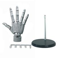 Left/Right Articulated Hand Model Flexible Hand Finger Joint Figurine  Home Decoration Gift Grey Right Hand gray